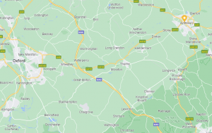 Map of Haddenham Bucks where Photohello is located